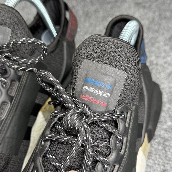 Adidas NMD R1 V2 Running Shoes Boys Size 6 Black Retro Athletic Training Sneaker - Picture 4 of 12